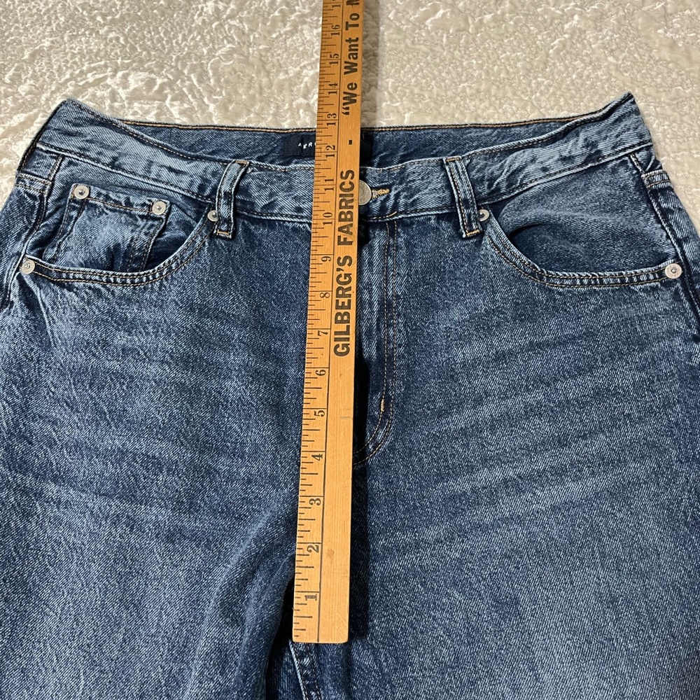 Aeropostale Women’s 90s Baggy Dark Blue Jeans. Size 10R - Picture 4 of 8